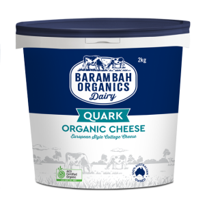 2kg of Organic Quark - Organic Cottage Cheese - Barambah Organics